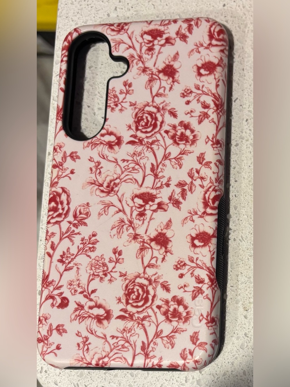 S25+ Floral Red Case